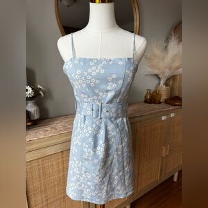 Zara | Blue Floral Mini Dress